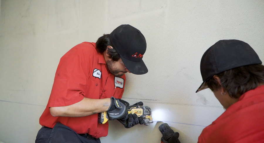 technicians at work